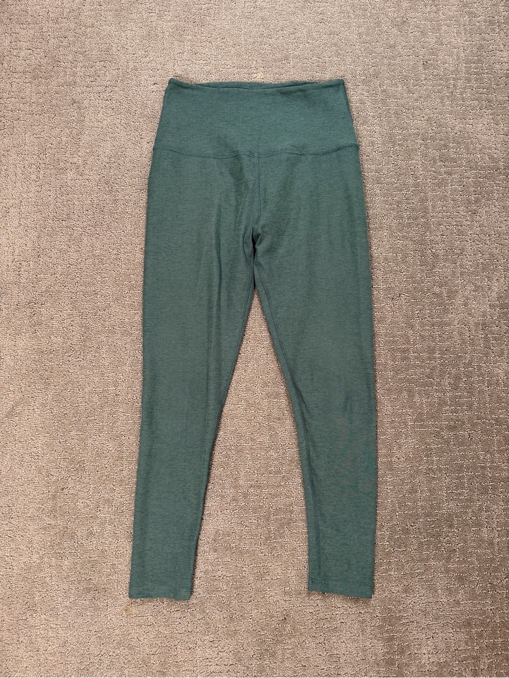 Beyond Yoga Spacedye Caught In The Midi High Waisted Legging Green Size Medium
